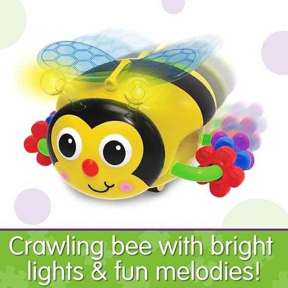 NEW: Early Learning Crawl about Bee Lights Up With Fun Melodies - Picture 4 of 6